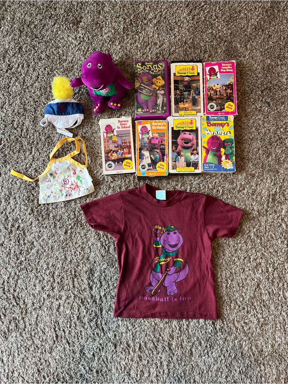 Vintage Barney set-11 pieces